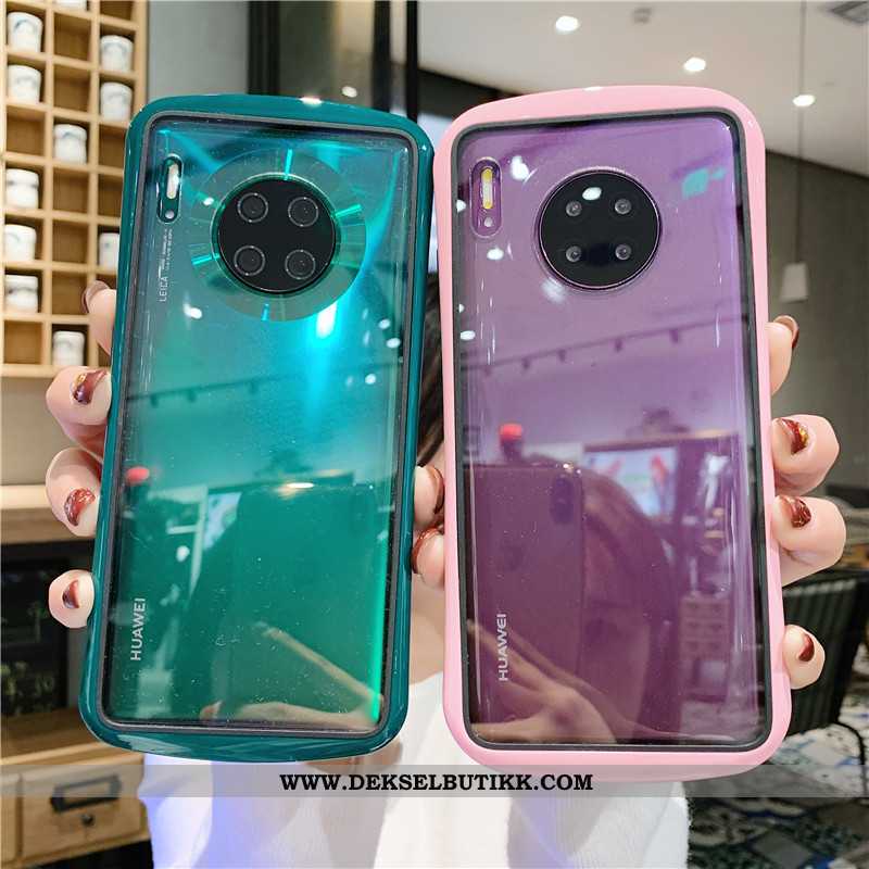 Etui Huawei Mate 30 Pro Kreativ Mobiltelefon Lovers Rosa, Deksel Huawei Mate 30 Pro Gjennomsiktig Bi