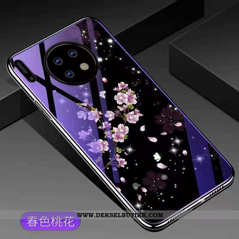 Etui Huawei Mate 30 Pro Mote Trend Tykke Glass Lilla, Deksel Huawei Mate 30 Pro Av Personlighet Tilb