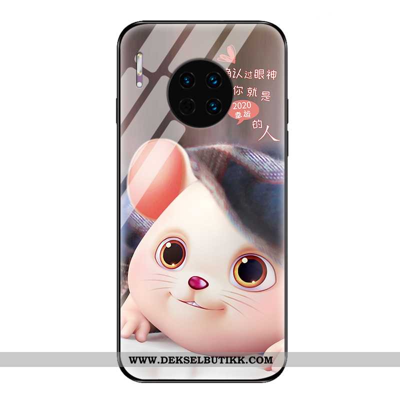 Etui Huawei Mate 30 Pro Ultra Beskyttelse Trend Glass Rosa, Deksel Huawei Mate 30 Pro Tynne Tilbud