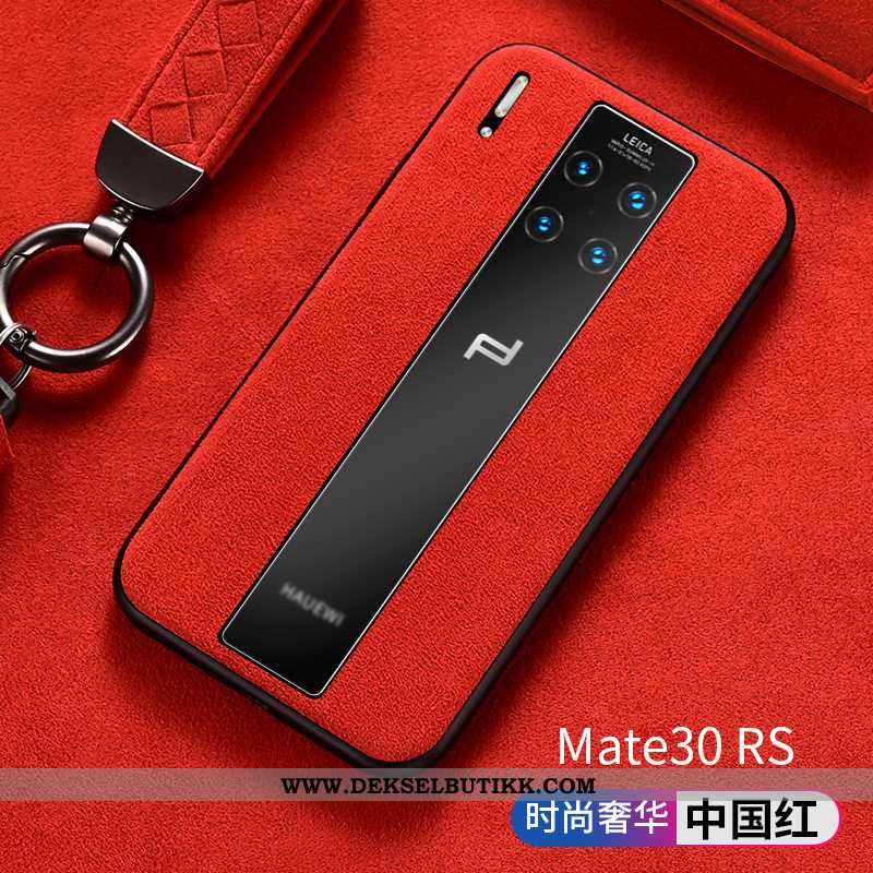 Etui Huawei Mate 30 Rs Beskyttelse High End Design Svart, Deksel Huawei Mate 30 Rs Semsket Butikk