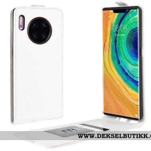 Etui Huawei Mate 30 Skinndeksel Brun Deksel Clamshell, Huawei Mate 30 Beskyttelse Til Salgs