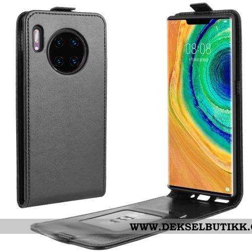 Etui Huawei Mate 30 Skinndeksel Brun Deksel Clamshell, Huawei Mate 30 Beskyttelse Til Salgs