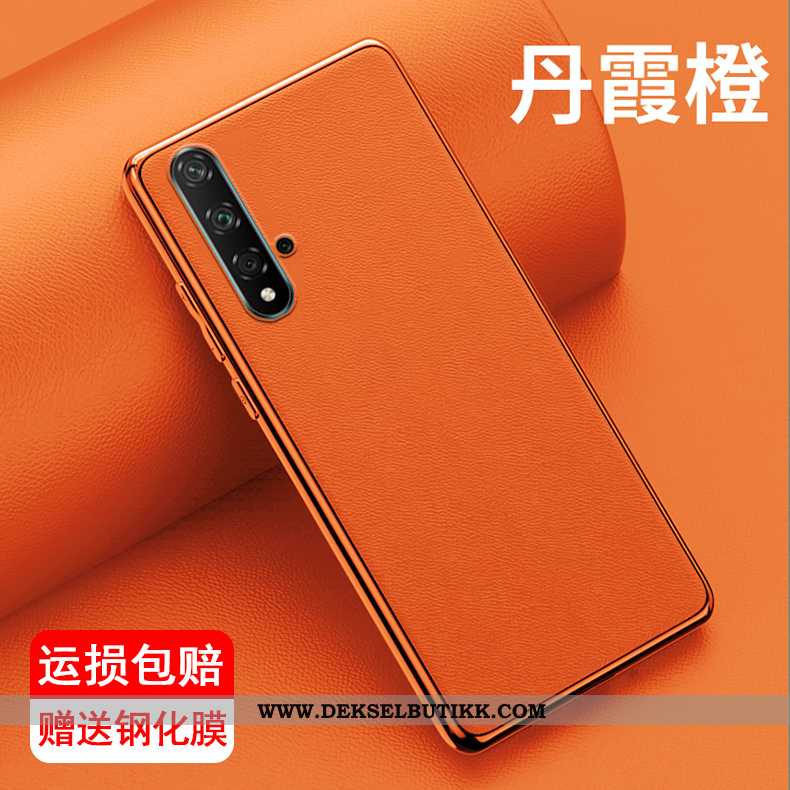 Etui Huawei Nova 5t Av Personlighet Tempe~~pos Deksel Plating Oransje, Huawei Nova 5t Kreativ Tilbud