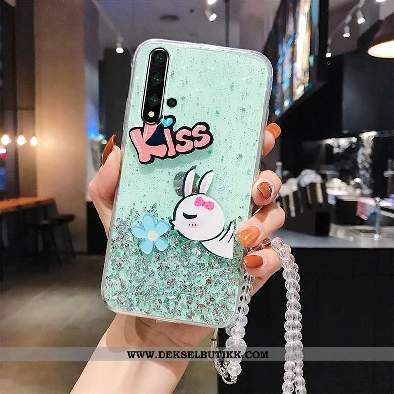 Etui Huawei Nova 5t Cartoon Silikon Beskyttelse Anti-fall Hvitt, Deksel Huawei Nova 5t Vakker Butikk