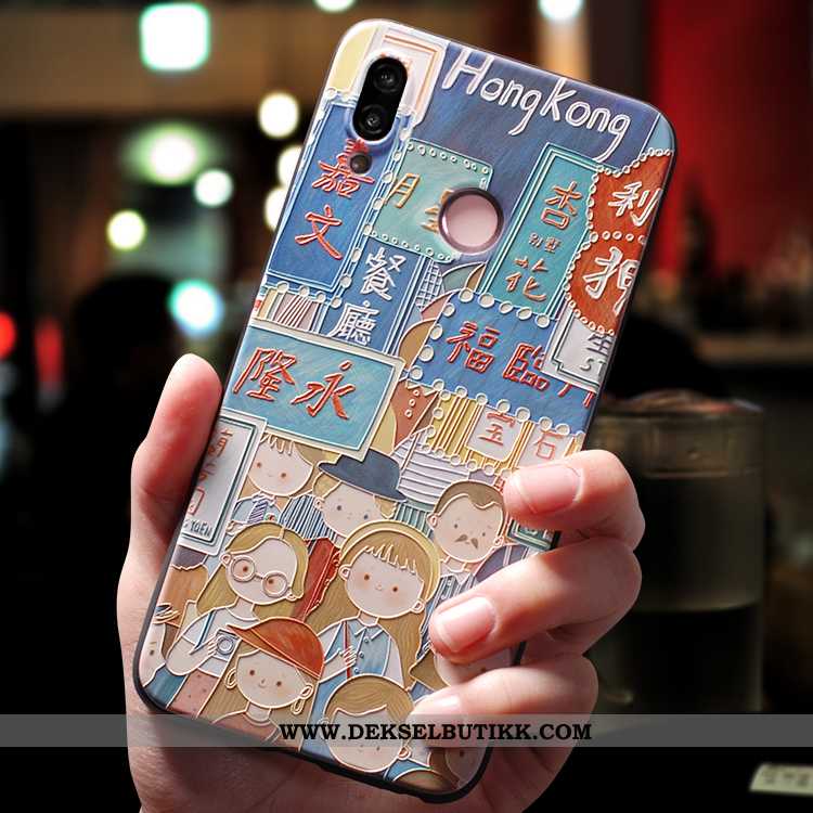 Etui Huawei P Smart 2020 Kreativ Deksel Anti-fall Av Personlighet Beige, Huawei P Smart 2020 Cartoon