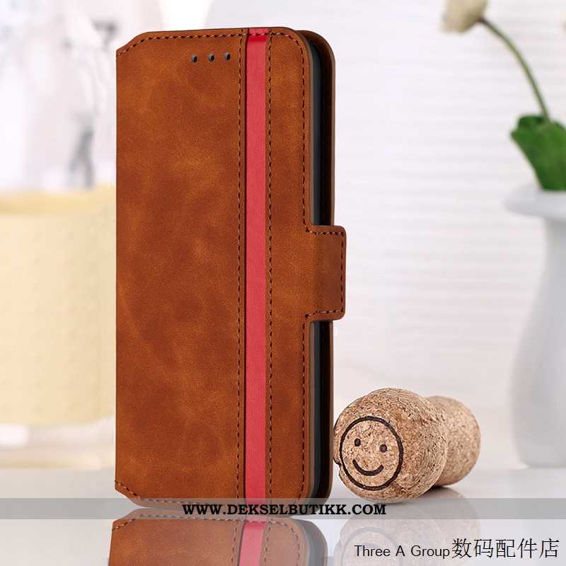 Etui Huawei P Smart+ 2020 Vintage Nubuck Blå Mobiltelefon, Deksel Huawei P Smart+ 2020 Skinndeksel T