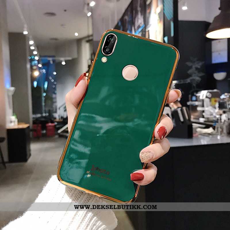 Etui Huawei P Smart+ Beskyttelse Plating Anti-fall Turkis, Deksel Huawei P Smart+ Mote Butikk