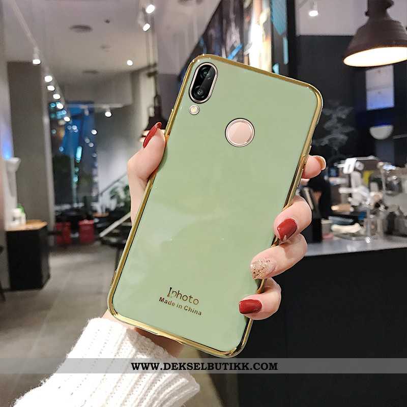 Etui Huawei P Smart+ Beskyttelse Plating Anti-fall Turkis, Deksel Huawei P Smart+ Mote Butikk