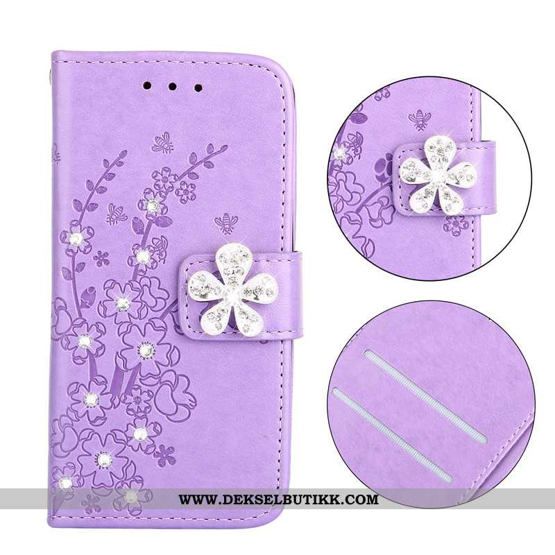 Etui Huawei P Smart Z Skinndeksel Folio Beskyttelse Rosa, Deksel Huawei P Smart Z Lommebok Billige