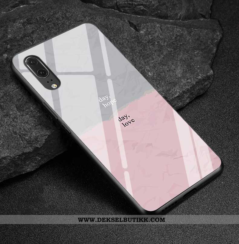 Etui Huawei P20 Beskyttelse Mote Mobiltelefon Farge, Deksel Huawei P20 Glass Tilbud