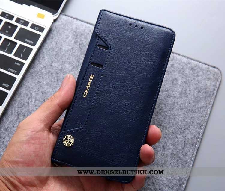 Etui Huawei P20 Lite Skinndeksel Myke Anti-fall Mobiltelefon Mørkeblå, Deksel Huawei P20 Lite Skinn 