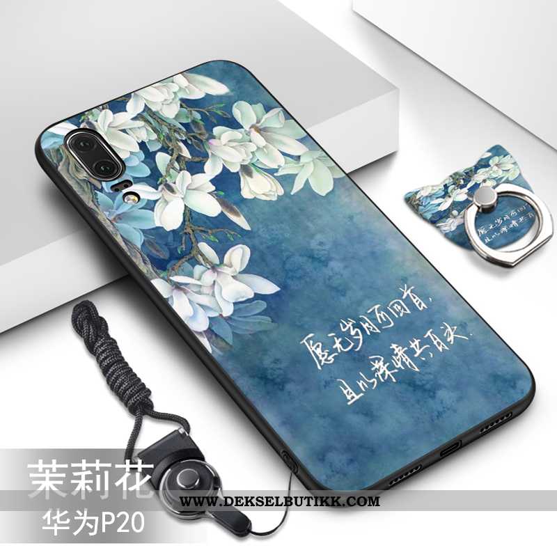 Etui Huawei P20 Myke Trend Beskyttelse Mobiltelefon Grønn, Deksel Huawei P20 Silikon Billige