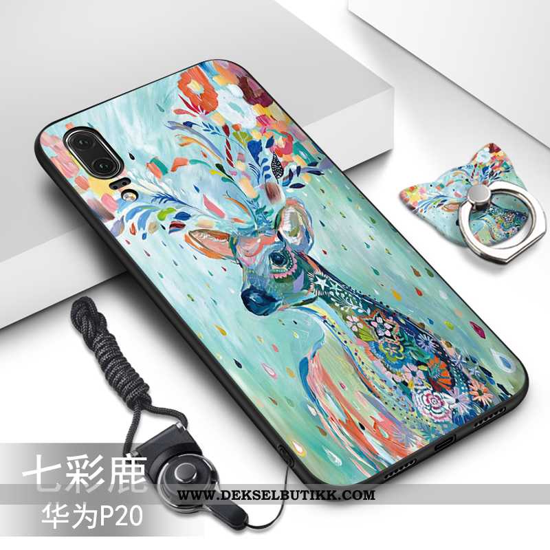 Etui Huawei P20 Myke Trend Beskyttelse Mobiltelefon Grønn, Deksel Huawei P20 Silikon Billige