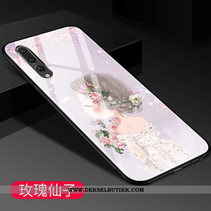 Etui Huawei P20 Pro Beskyttelse Kreativ Blå Alt Inkludert, Deksel Huawei P20 Pro Glass Tilbud