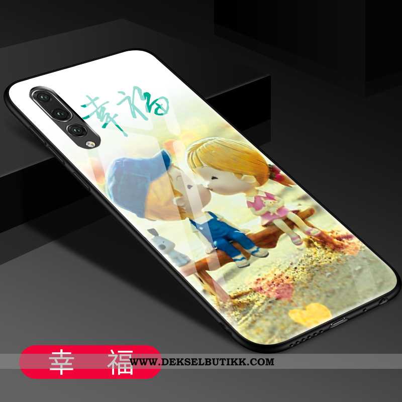 Etui Huawei P20 Pro Beskyttelse Kreativ Blå Alt Inkludert, Deksel Huawei P20 Pro Glass Tilbud