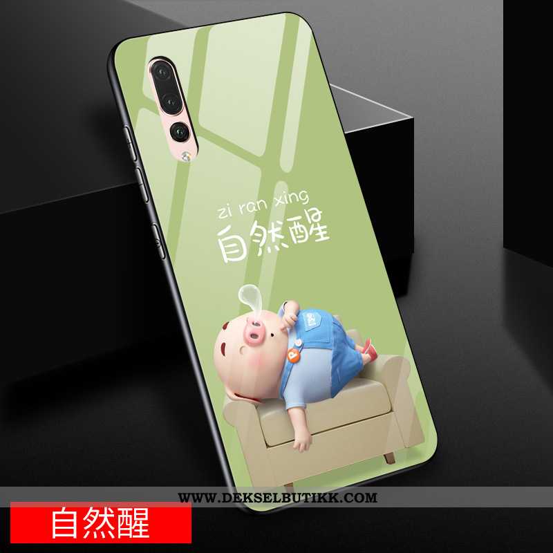 Etui Huawei P20 Pro Cartoon Alt Inkludert Anti-fall Kreativ Gul, Deksel Huawei P20 Pro Glass Billig