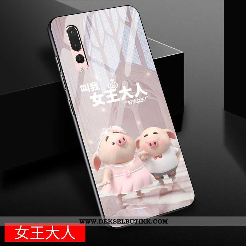 Etui Huawei P20 Pro Cartoon Alt Inkludert Anti-fall Kreativ Gul, Deksel Huawei P20 Pro Glass Billig