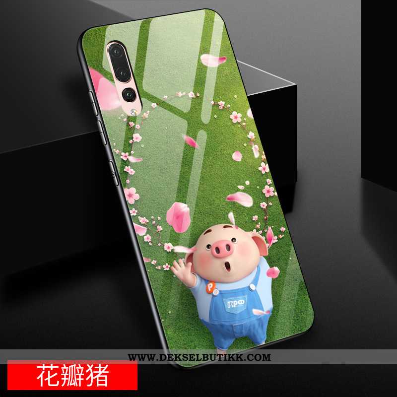 Etui Huawei P20 Pro Cartoon Alt Inkludert Anti-fall Kreativ Gul, Deksel Huawei P20 Pro Glass Billig