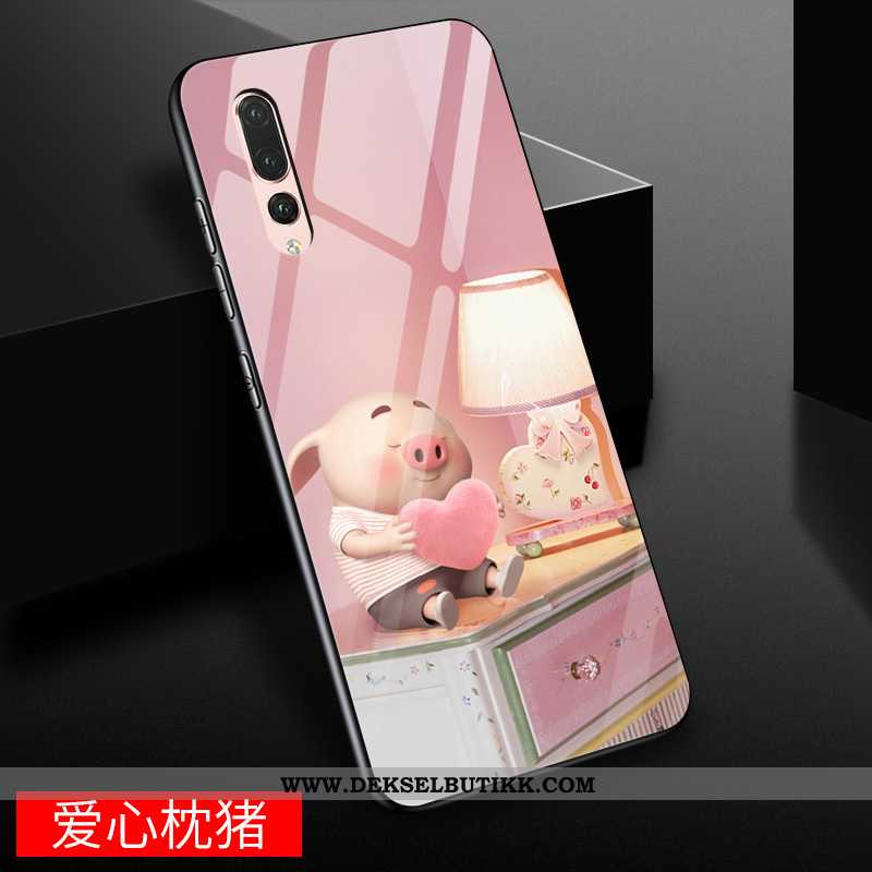 Etui Huawei P20 Pro Cartoon Alt Inkludert Anti-fall Kreativ Gul, Deksel Huawei P20 Pro Glass Billig