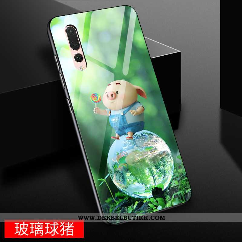 Etui Huawei P20 Pro Cartoon Alt Inkludert Anti-fall Kreativ Gul, Deksel Huawei P20 Pro Glass Billig