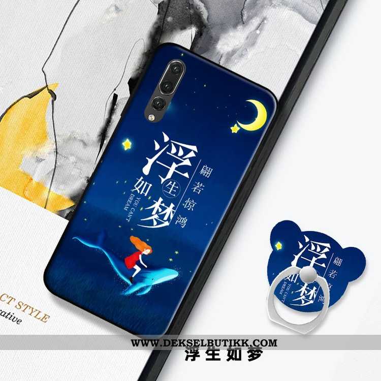 Etui Huawei P20 Pro Mote Cartoon Støtte Rød, Deksel Huawei P20 Pro Kreativ Kjøpe