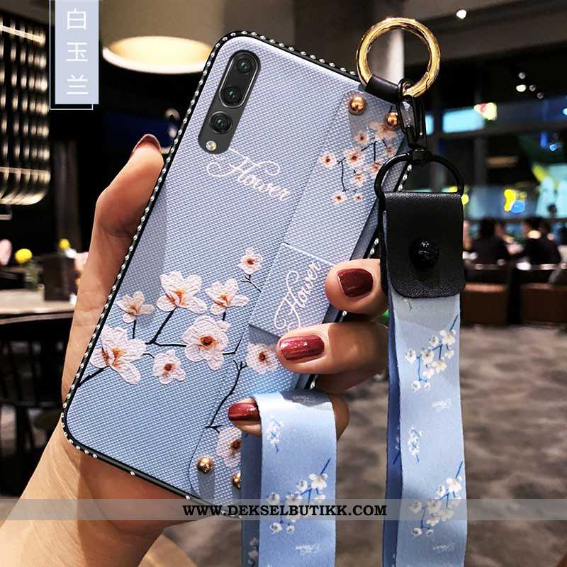 Etui Huawei P20 Pro Myke Anti-fall Beskyttelse Av Personlighet Rosa, Deksel Huawei P20 Pro Silikon T