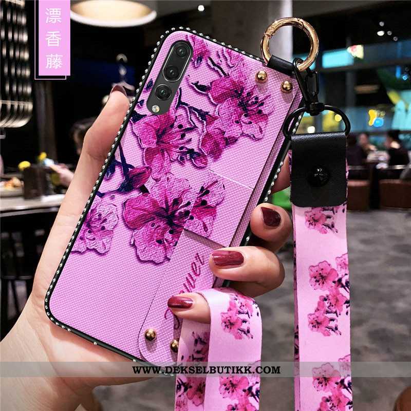 Etui Huawei P20 Pro Myke Anti-fall Beskyttelse Av Personlighet Rosa, Deksel Huawei P20 Pro Silikon T