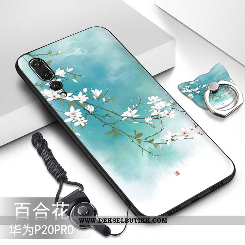 Etui Huawei P20 Pro Myke Cartoon Deksel Svart, Huawei P20 Pro Beskyttelse Butikk