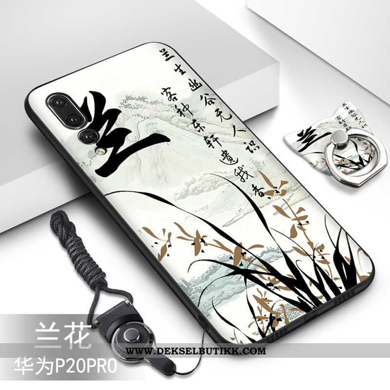 Etui Huawei P20 Pro Myke Cartoon Deksel Svart, Huawei P20 Pro Beskyttelse Butikk