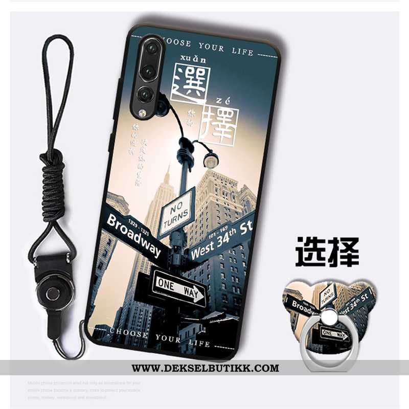 Etui Huawei P20 Pro Myke Trend Anti-fall Lilla, Deksel Huawei P20 Pro Hengende Ornamenter Billig