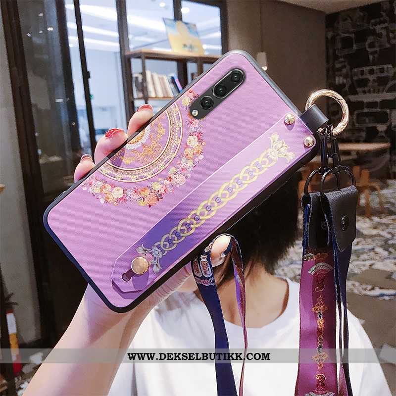 Etui Huawei P20 Pro Silikon Rosa Mobiltelefon Anti-fall, Deksel Huawei P20 Pro Beskyttelse Tilbud