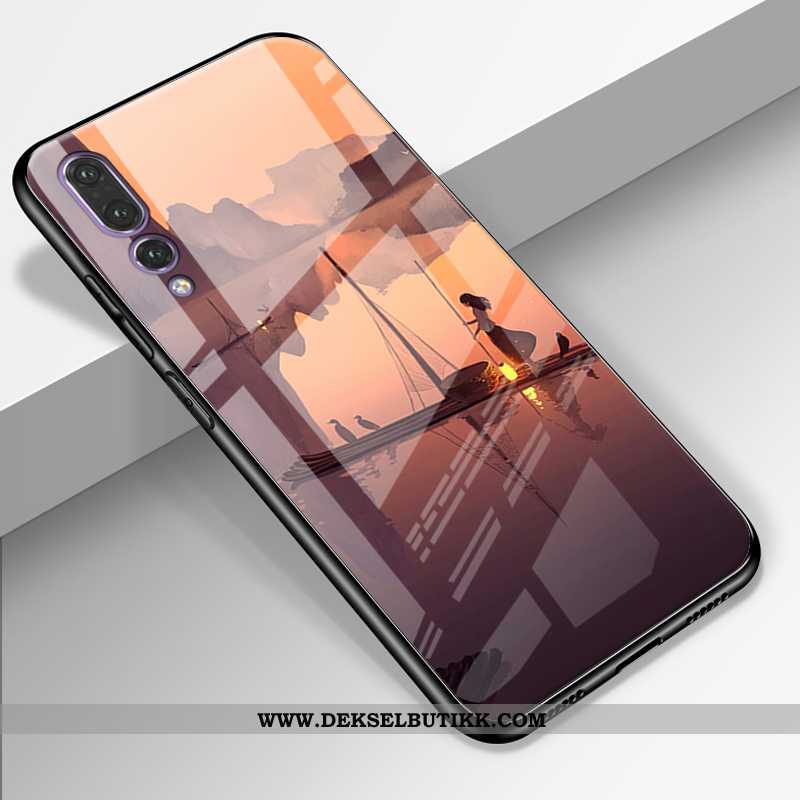 Etui Huawei P20 Pro Skinn Alt Inkludert Mote Anti-fall Svart, Deksel Huawei P20 Pro Silikon Billige