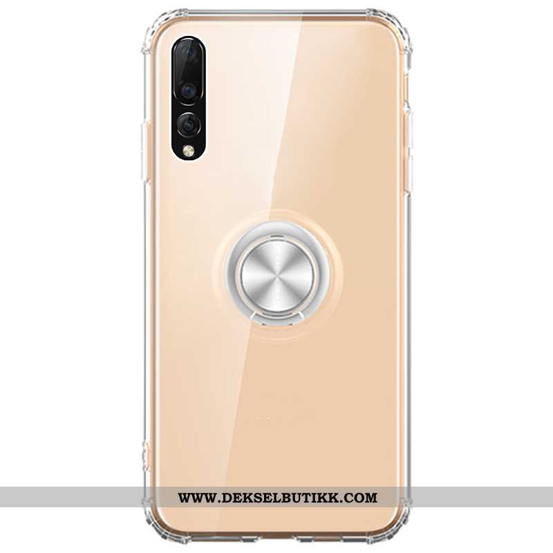 Etui Huawei P20 Pro Trend Spenne Gjennomsiktig Anti-fall Hvitt, Deksel Huawei P20 Pro Myke Billige