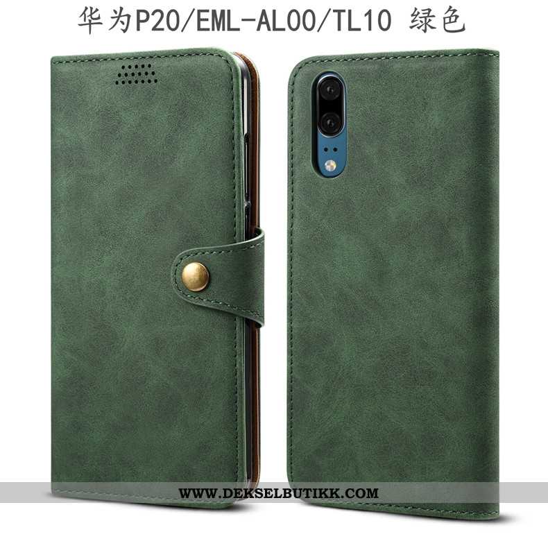 Etui Huawei P20 Skinndeksel Deksel Anti-fall Alt Inkludert Army Grønne, Huawei P20 Beskyttelse Billi