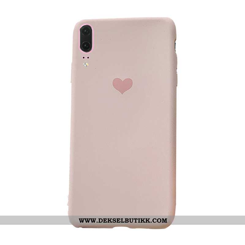 Etui Huawei P20 Trend Mobiltelefon Lette Net Red Grønn, Deksel Huawei P20 Tynne Billige