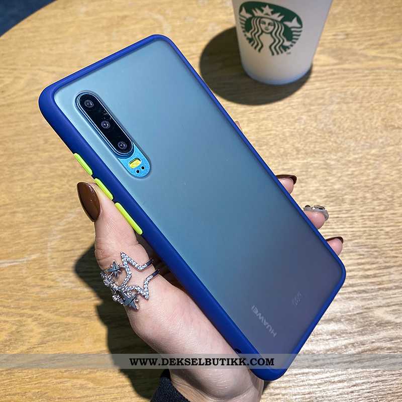 Etui Huawei P30 Beskyttelse Silikon Orange Oransje, Deksel Huawei P30 Nubuck Butikk