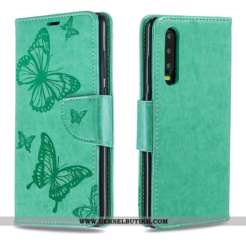 Etui Huawei P30 Hengende Ornamenter Monokrom Ungdom Mobiltelefon Rosa, Deksel Huawei P30 Relieff Sal