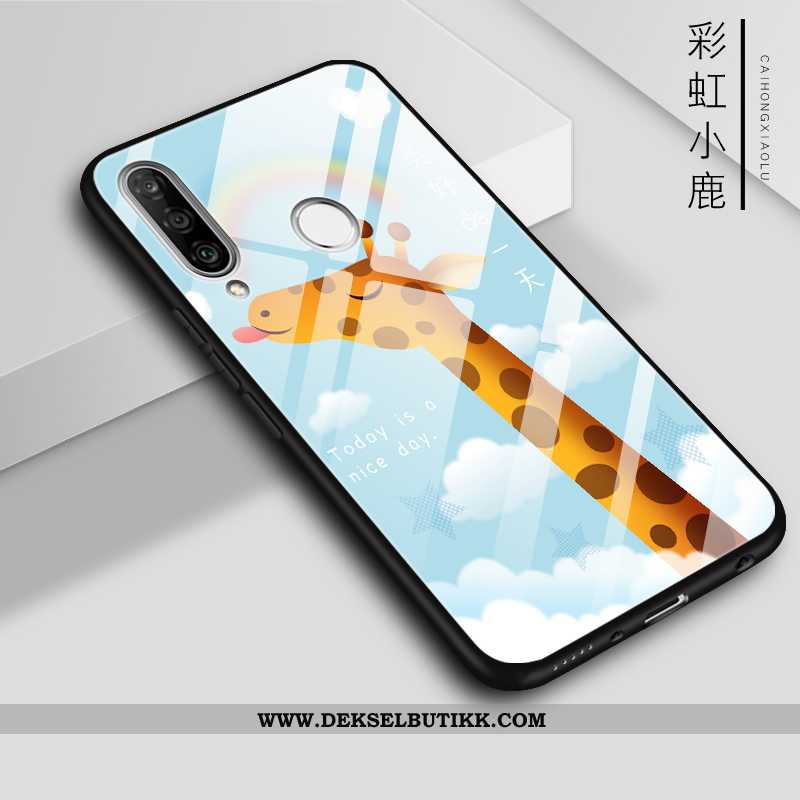 Etui Huawei P30 Lite Glass Hvit Farge Hvitt, Deksel Huawei P30 Lite Vakker Butikk