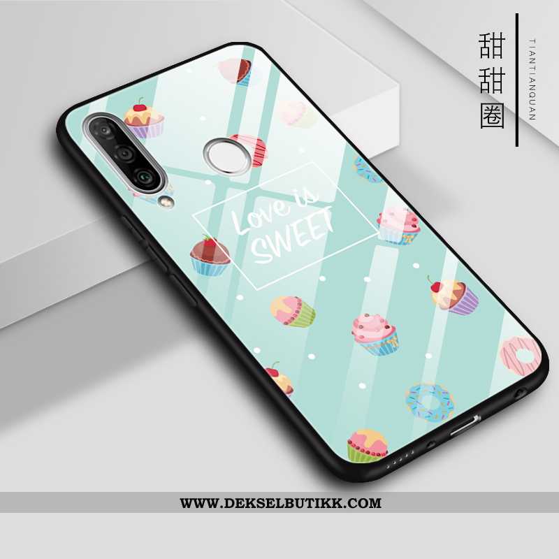 Etui Huawei P30 Lite Glass Hvit Farge Hvitt, Deksel Huawei P30 Lite Vakker Butikk