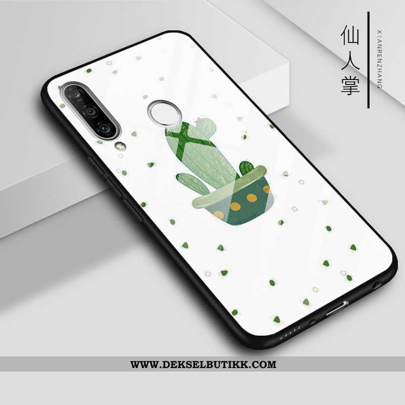 Etui Huawei P30 Lite Glass Hvit Farge Hvitt, Deksel Huawei P30 Lite Vakker Butikk