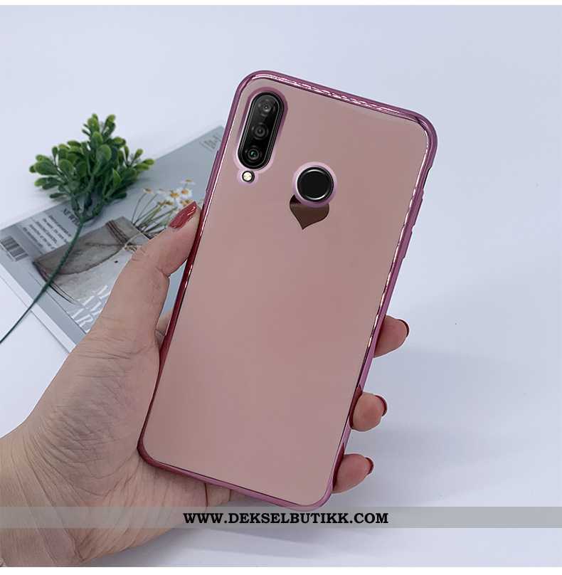 Etui Huawei P30 Lite Kreativ Vin Rød Myke Anti-fall Burgunder, Deksel Huawei P30 Lite Trend Billig