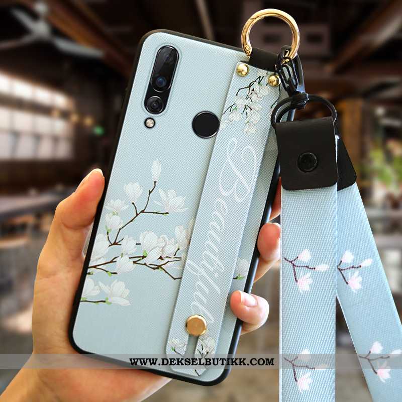 Etui Huawei P30 Lite Myke Hengende Ornamenter Trend Grønn, Deksel Huawei P30 Lite Silikon Rabatt