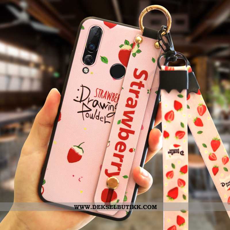 Etui Huawei P30 Lite Myke Hengende Ornamenter Trend Grønn, Deksel Huawei P30 Lite Silikon Rabatt