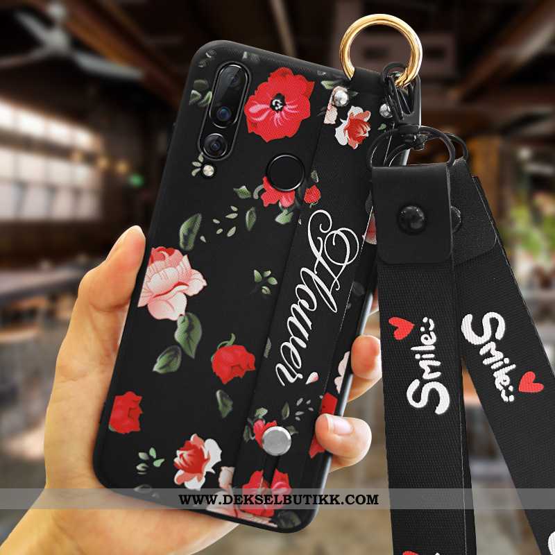 Etui Huawei P30 Lite Myke Hengende Ornamenter Trend Grønn, Deksel Huawei P30 Lite Silikon Rabatt