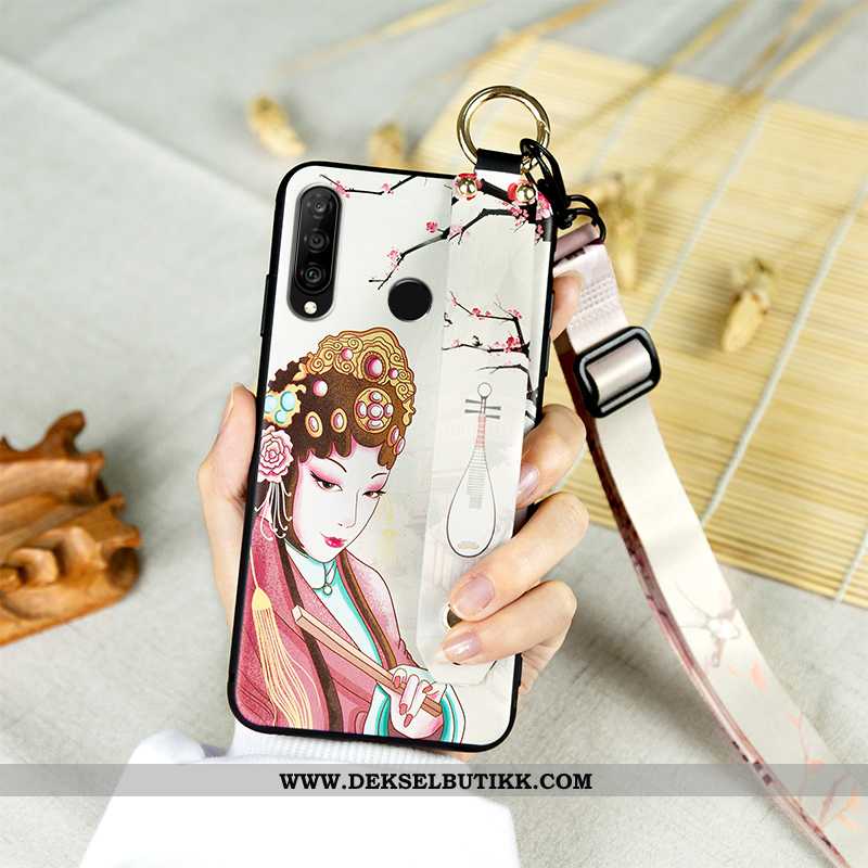 Etui Huawei P30 Lite Silikon Drama Alt Inkludert Mobiltelefon Beige, Deksel Huawei P30 Lite Beskytte