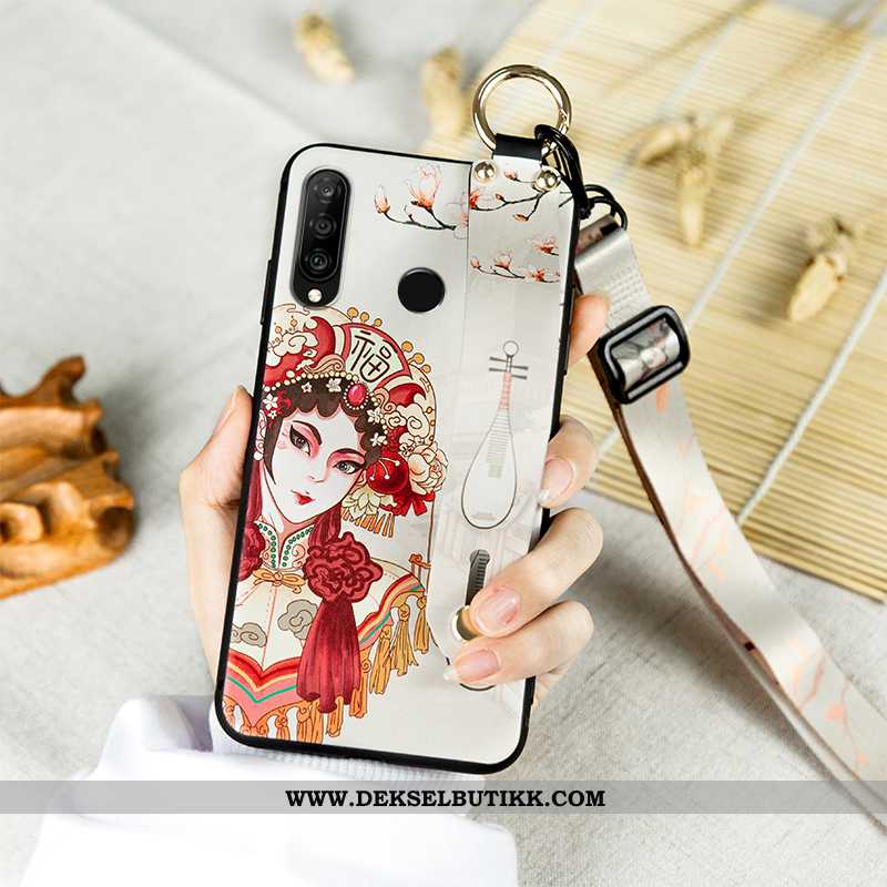 Etui Huawei P30 Lite Silikon Drama Alt Inkludert Mobiltelefon Beige, Deksel Huawei P30 Lite Beskytte