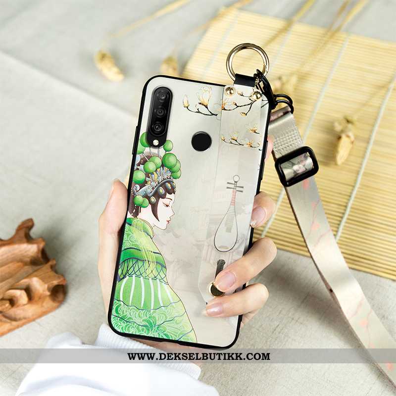 Etui Huawei P30 Lite Silikon Drama Alt Inkludert Mobiltelefon Beige, Deksel Huawei P30 Lite Beskytte