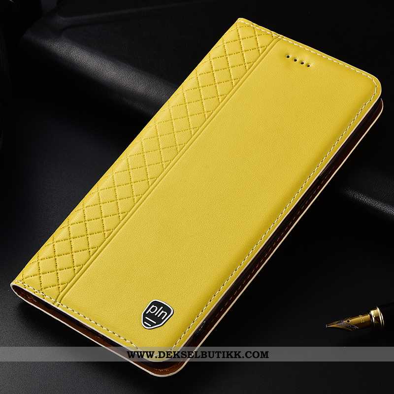 Etui Huawei P30 Lite Skinndeksel Clamshell Anti-fall Alt Inkludert Gul, Deksel Huawei P30 Lite Skinn