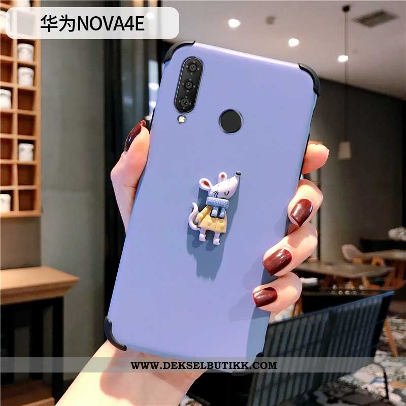 Etui Huawei P30 Lite Xl Kreativ Tredimensjonale Liten Fersk Blå, Deksel Huawei P30 Lite Xl Cartoon B