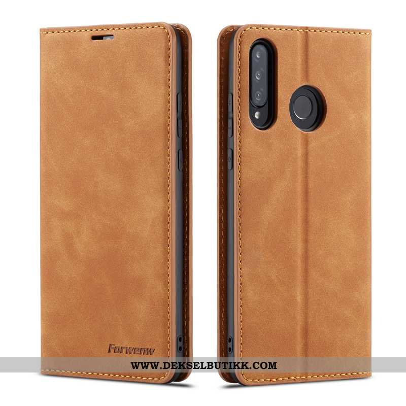 Etui Huawei P30 Lite Xl Skinndeksel Brett Khaki Deksel, Huawei P30 Lite Xl Mobiltelefon Billige